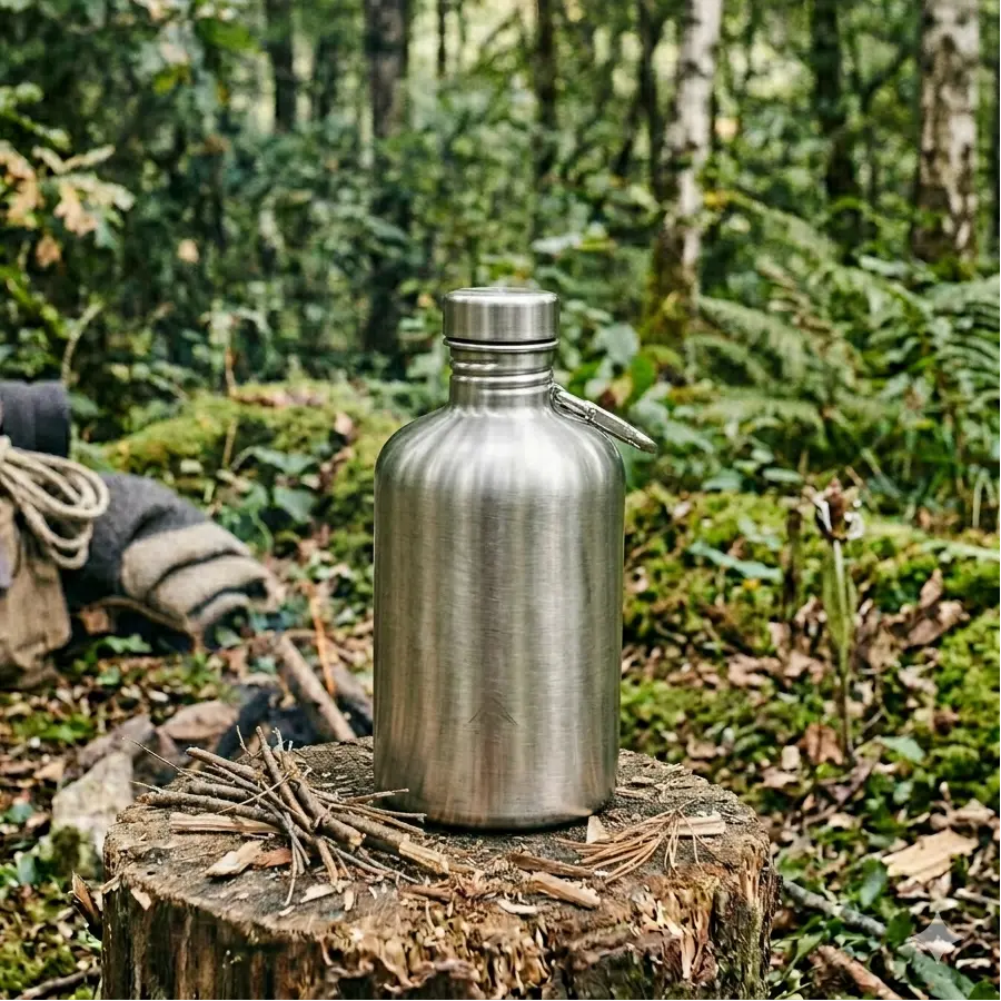Gourde 100% Inox Incassable | Gourde Randonnée & Bivouac Maison Sylve