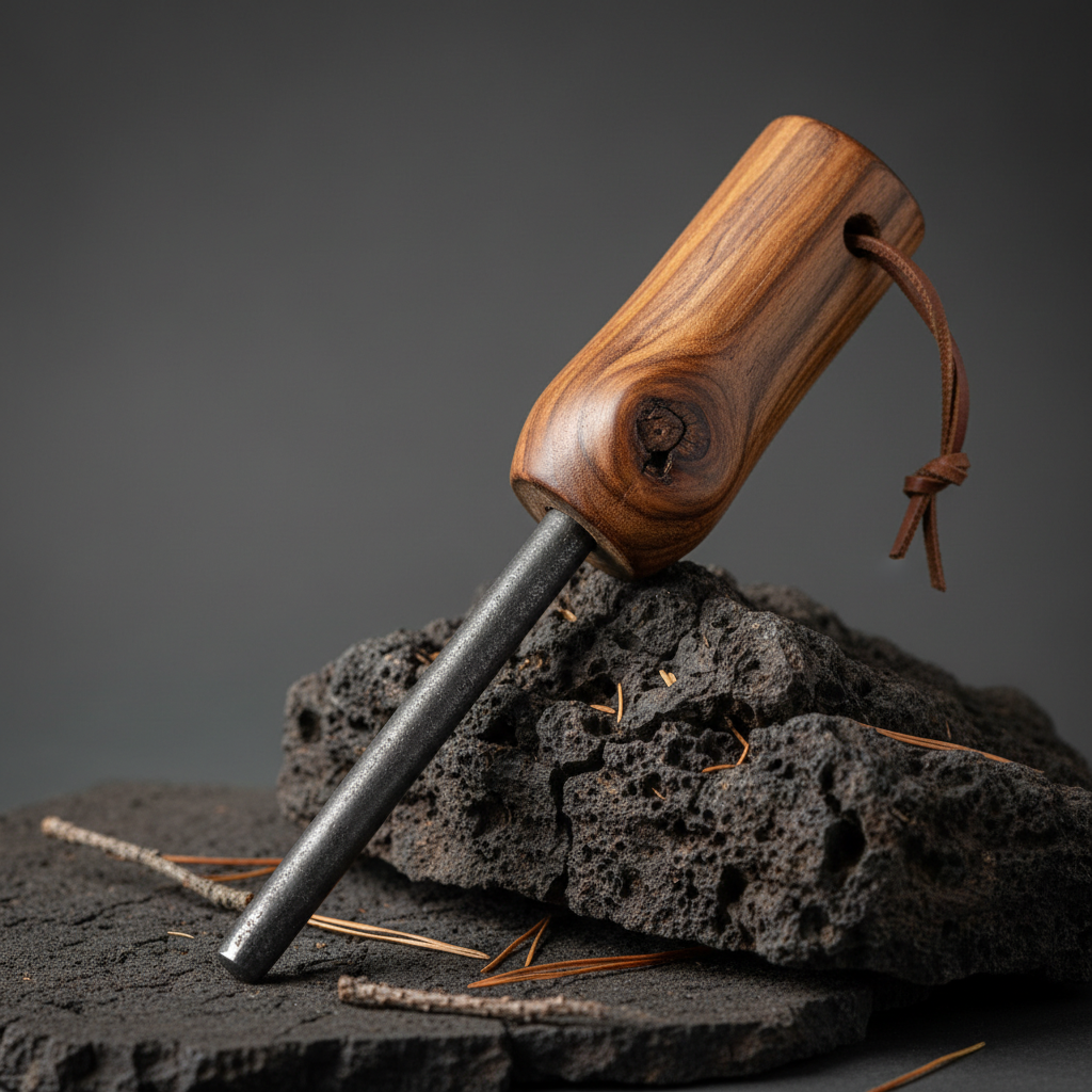 Firesteel en bois
