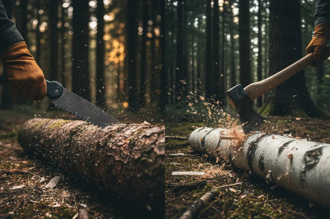 Couper Du Bois : Scie VS Hache Maison Sylve